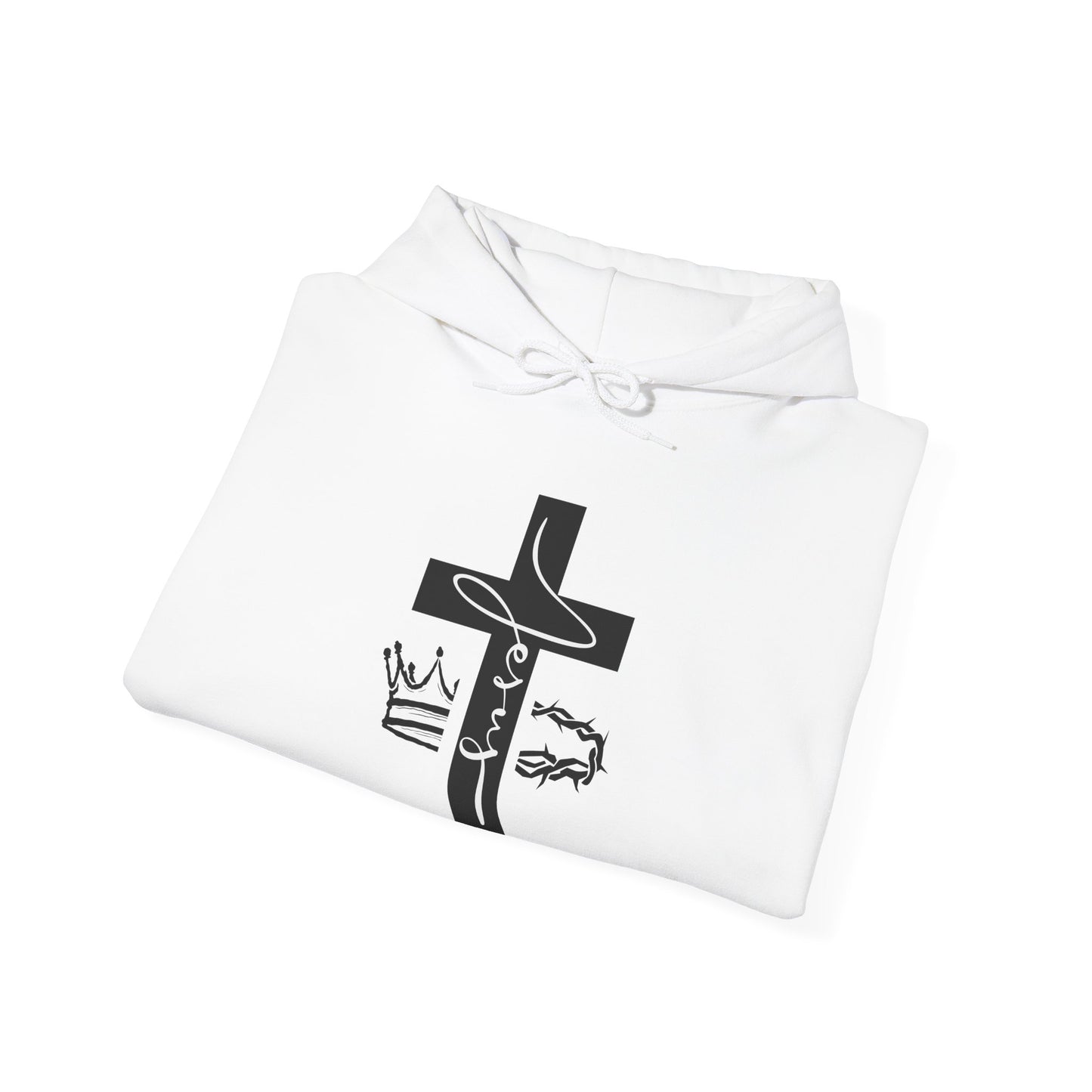 Jesus Cross & Crown Hoodie