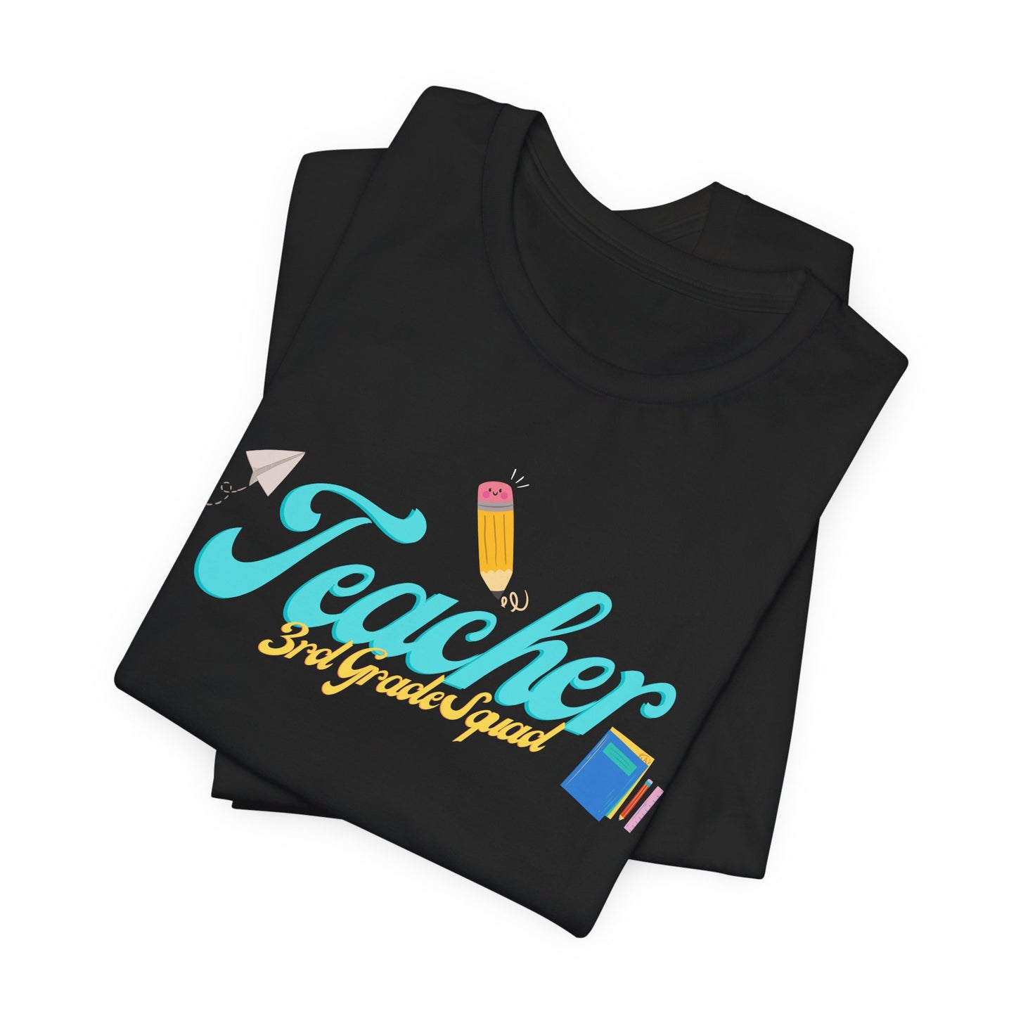 3rd Grade Teacher Squad Blue Short Sleeve Tee