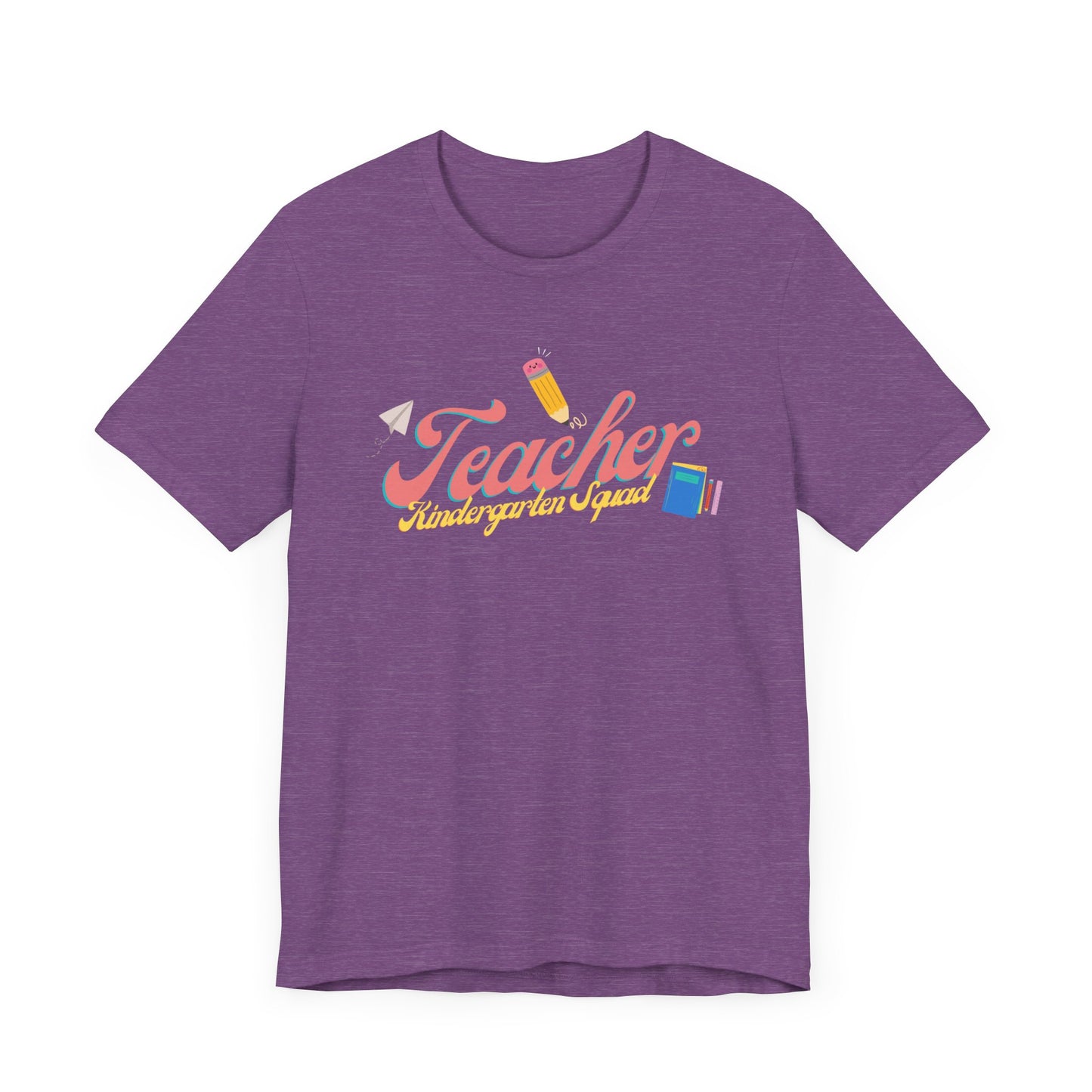 Kinder Teacher Squad Pink Short Sleeve Tee