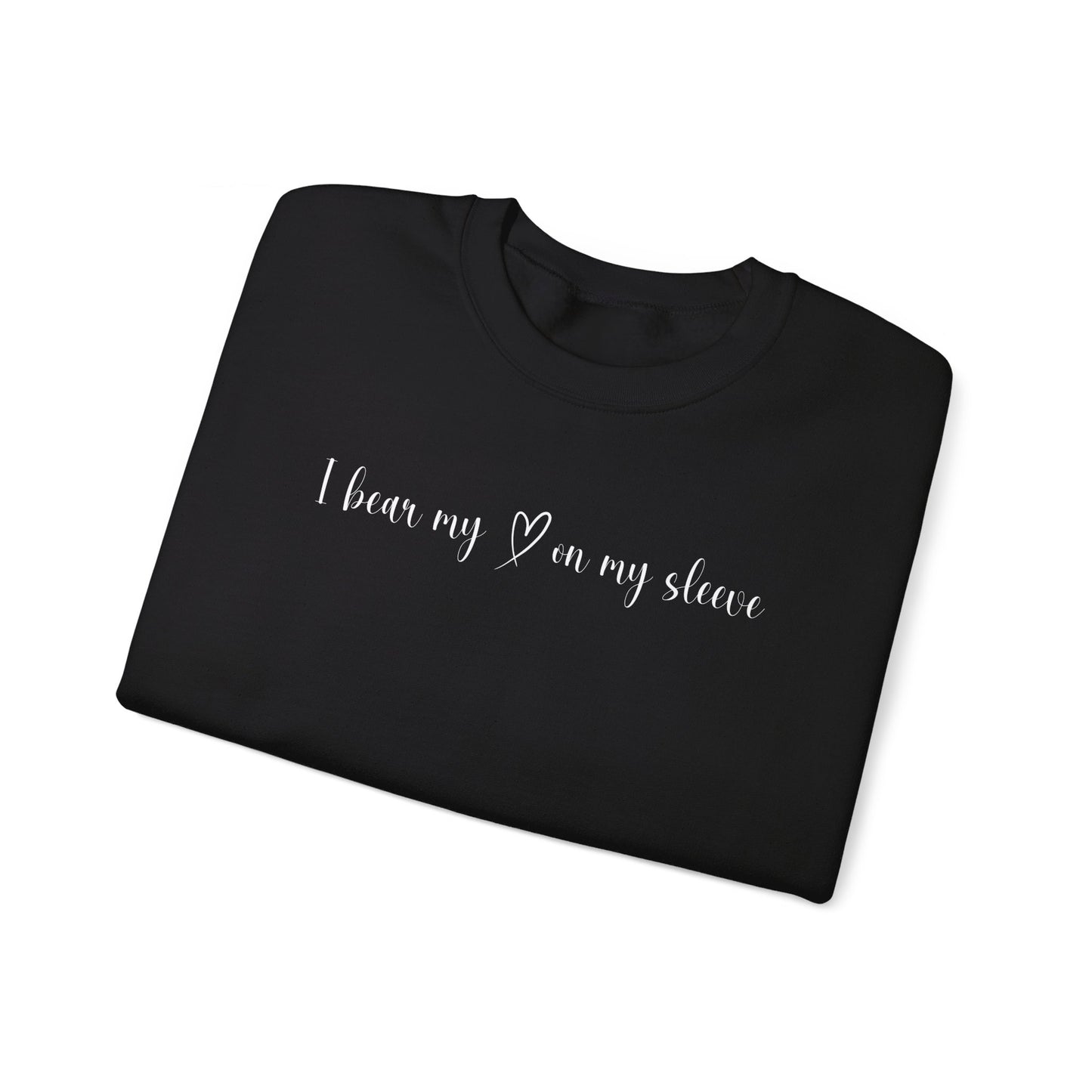 Custom I Bear My Heart on My Sleeve Print Style 2 Sweatshirt