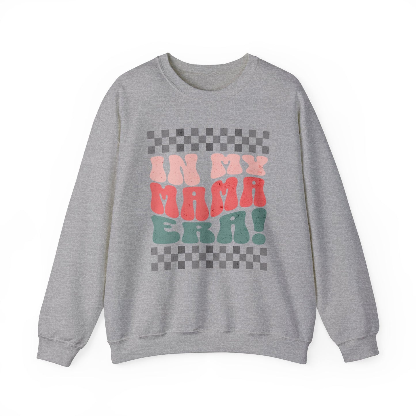 In My Mama Era Pink Green Grey Sweatshirt