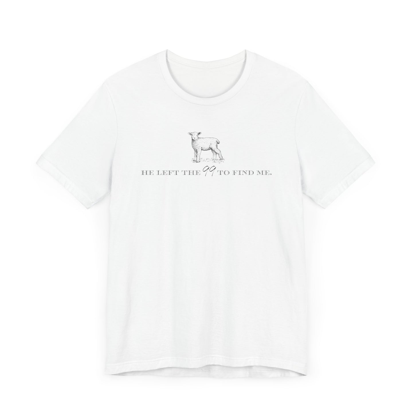 Left 99 Lamb Sketch Print Script