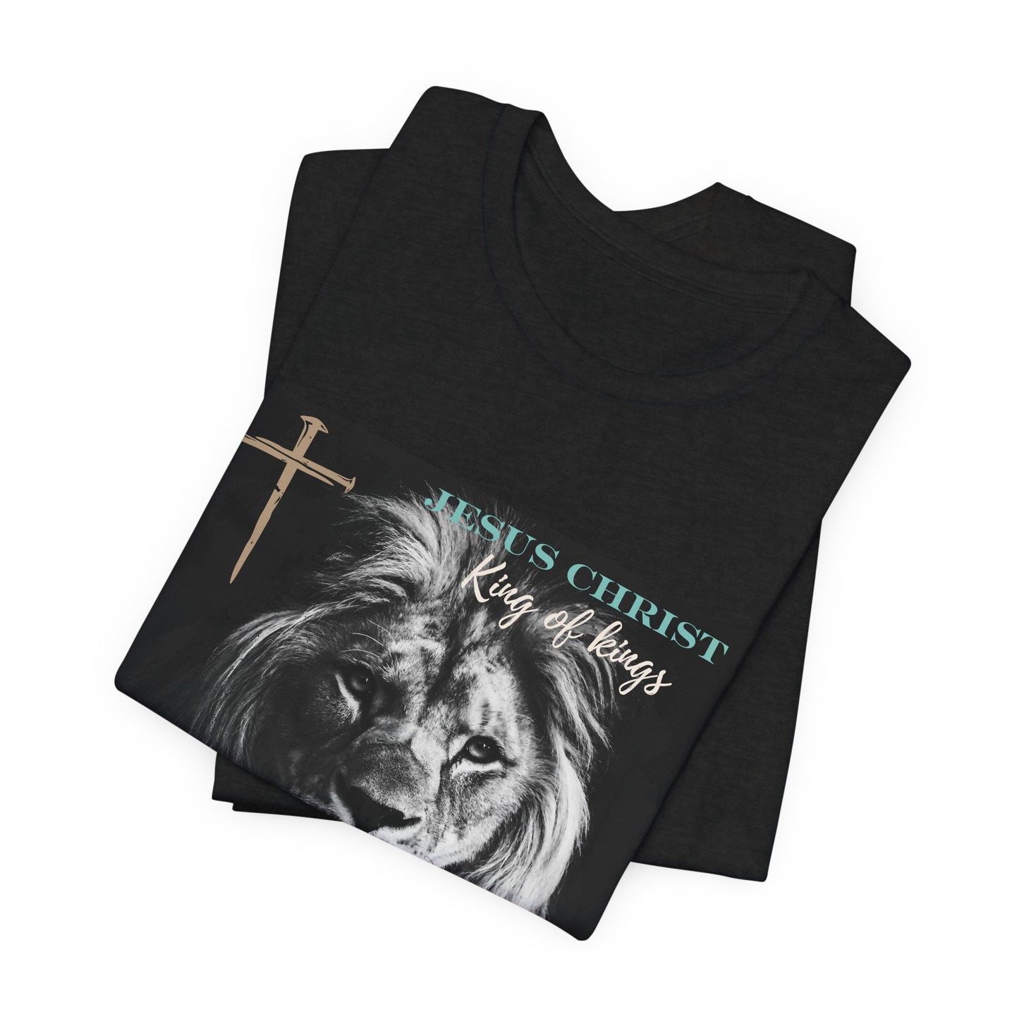 Jesus Christ King of Kings Lion of Judah Teal