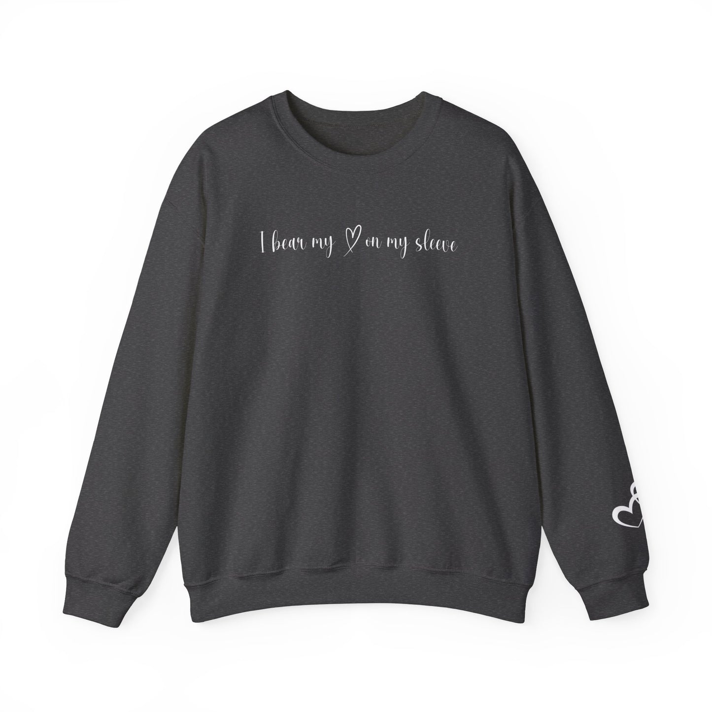 Custom I Bear My Heart on My Sleeve Print Style 2 Sweatshirt