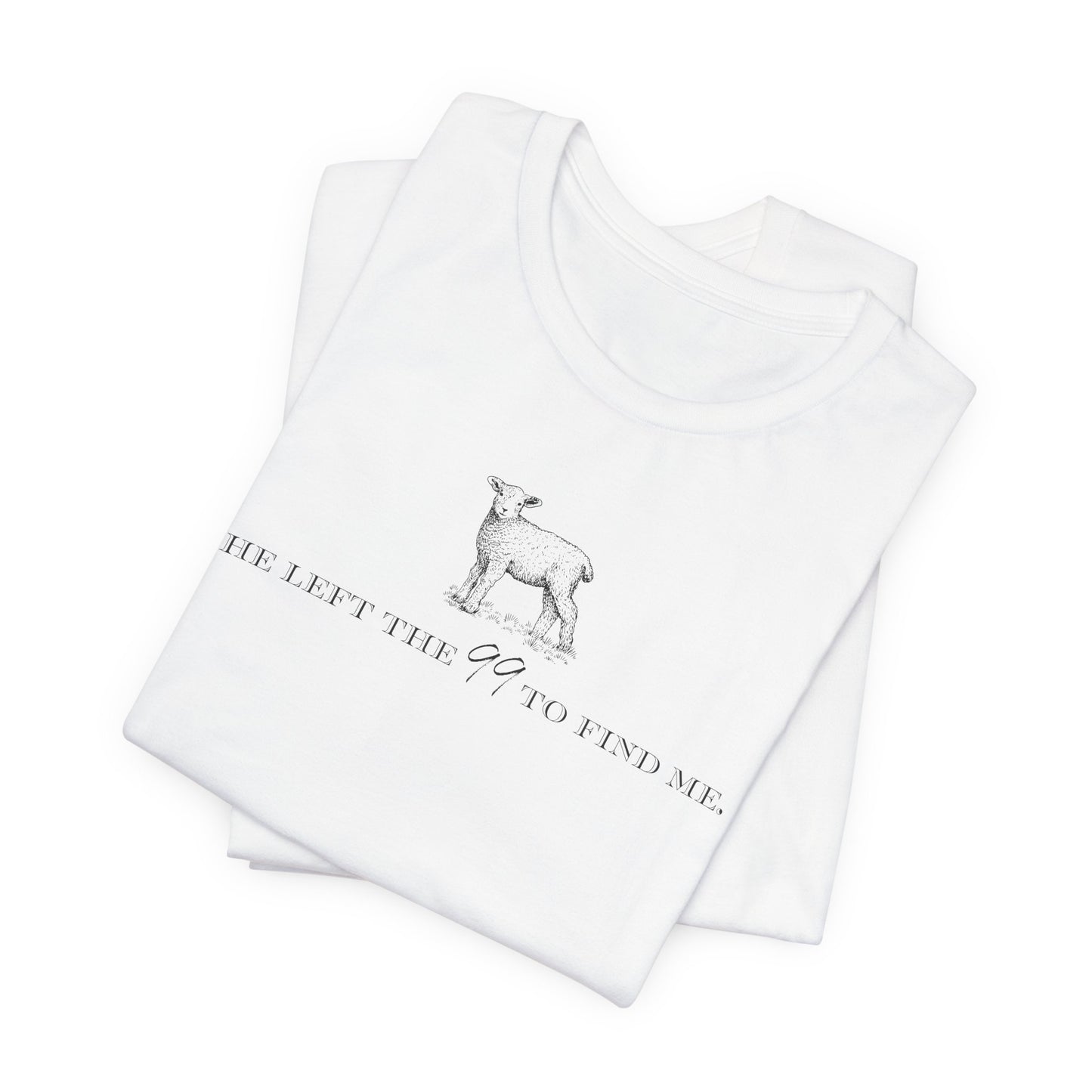 Left 99 Lamb Sketch Print Script