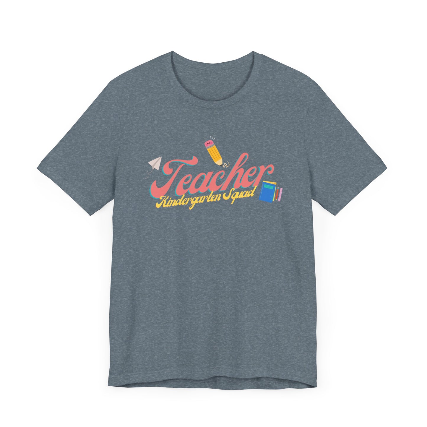 Kinder Teacher Squad Pink Short Sleeve Tee