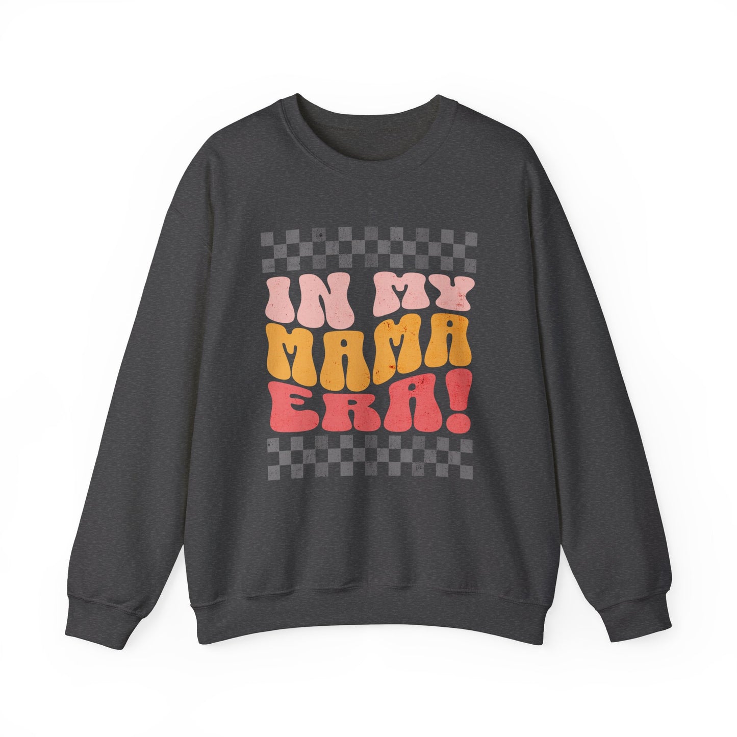 In My Mama Era Pink Yellow Grey Sweatshirt