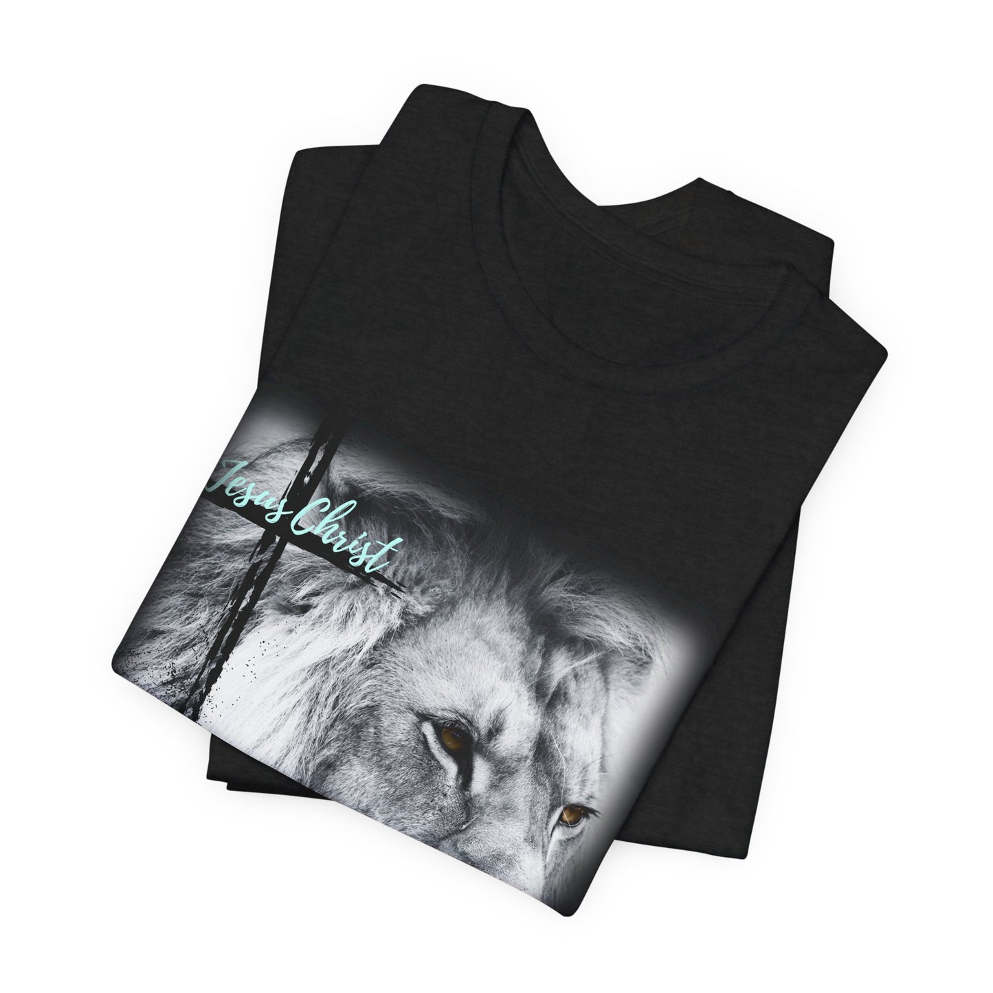 Jesus Christ Lion of Judah Black and White