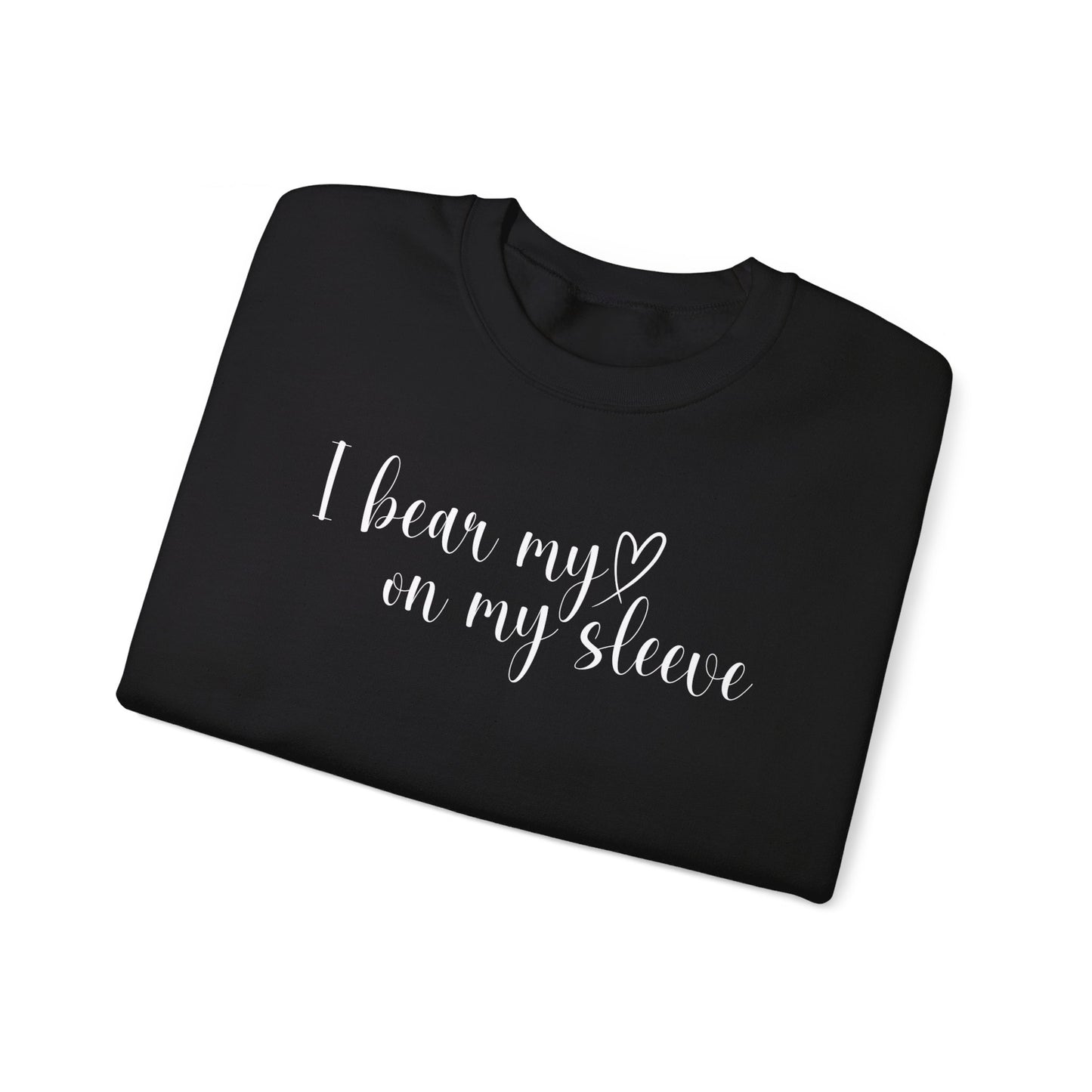 Custom I Bear My Heart on My Sleeve Print Style 1 Sweatshirt