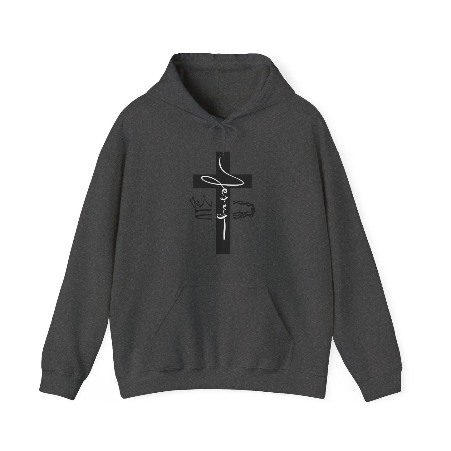 Jesus Cross & Crown Hoodie