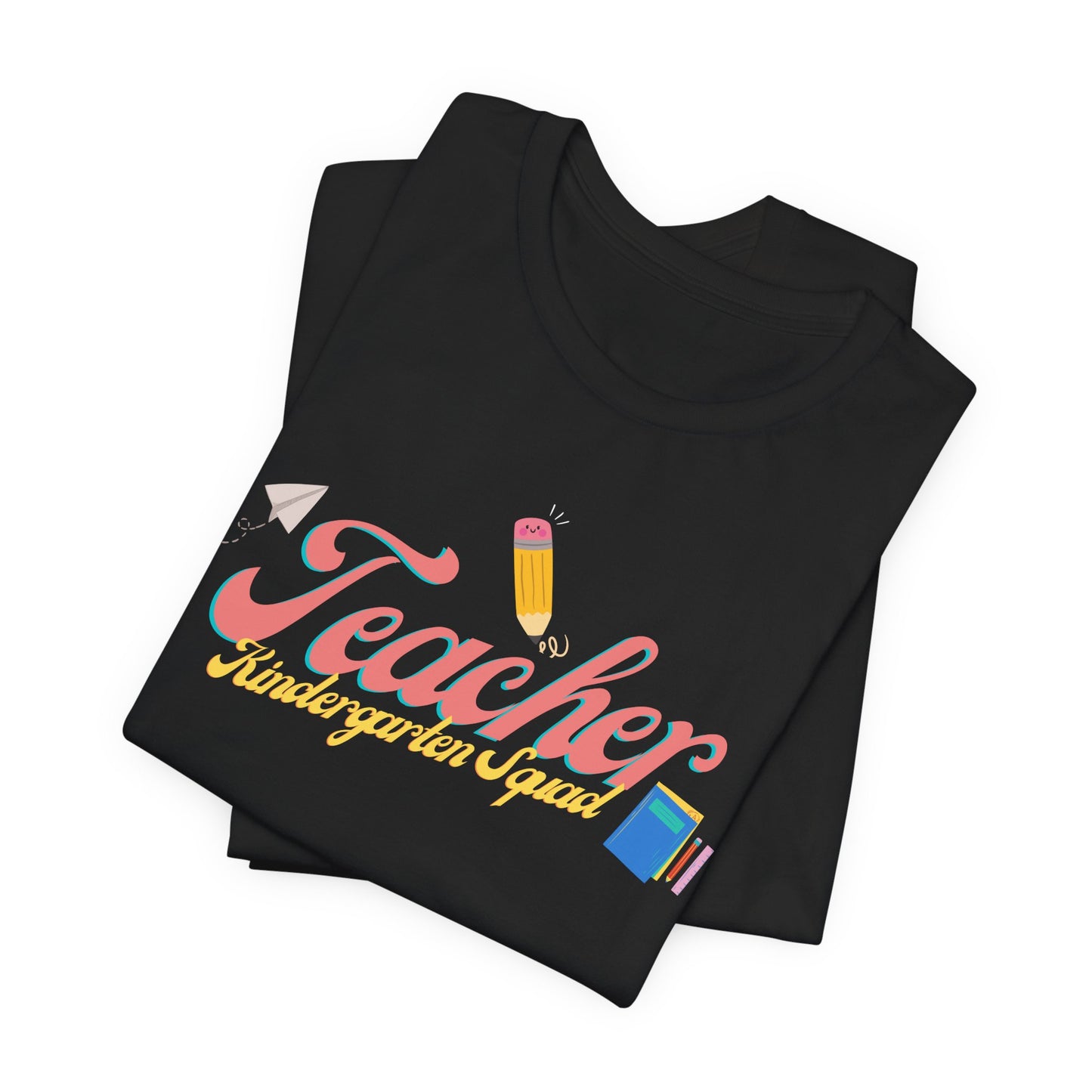 Kinder Teacher Squad Pink Short Sleeve Tee