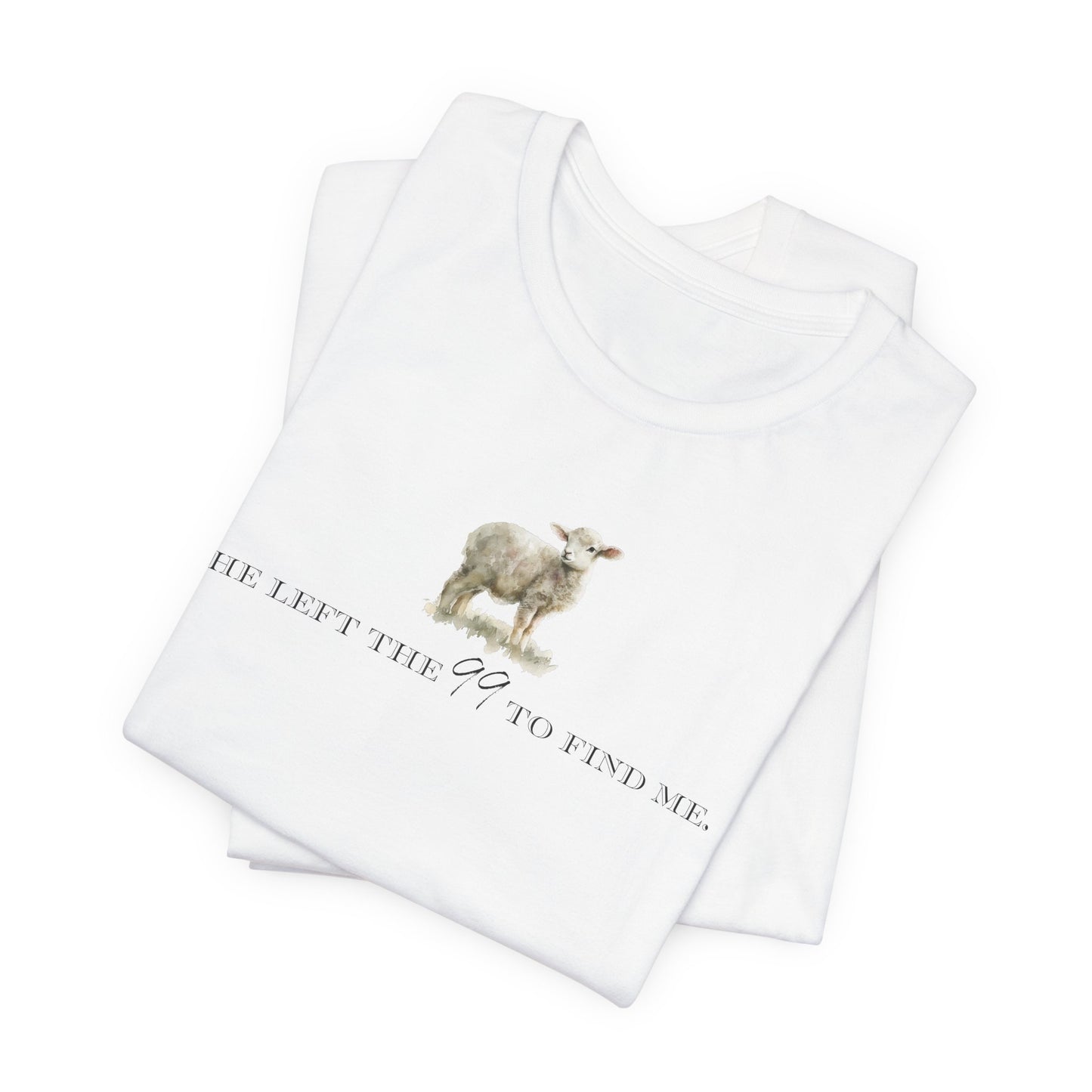 Left 99 Lamb Natural Print Script