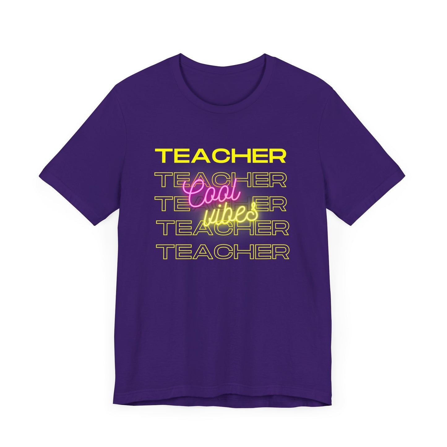 Teacher Cool Vibes Short Sleeve Tee