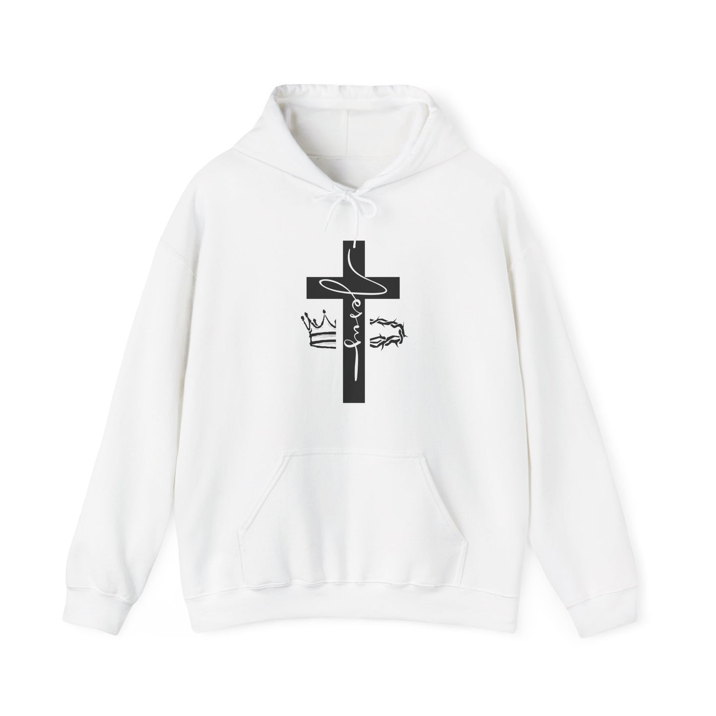 Jesus Cross & Crown Hoodie