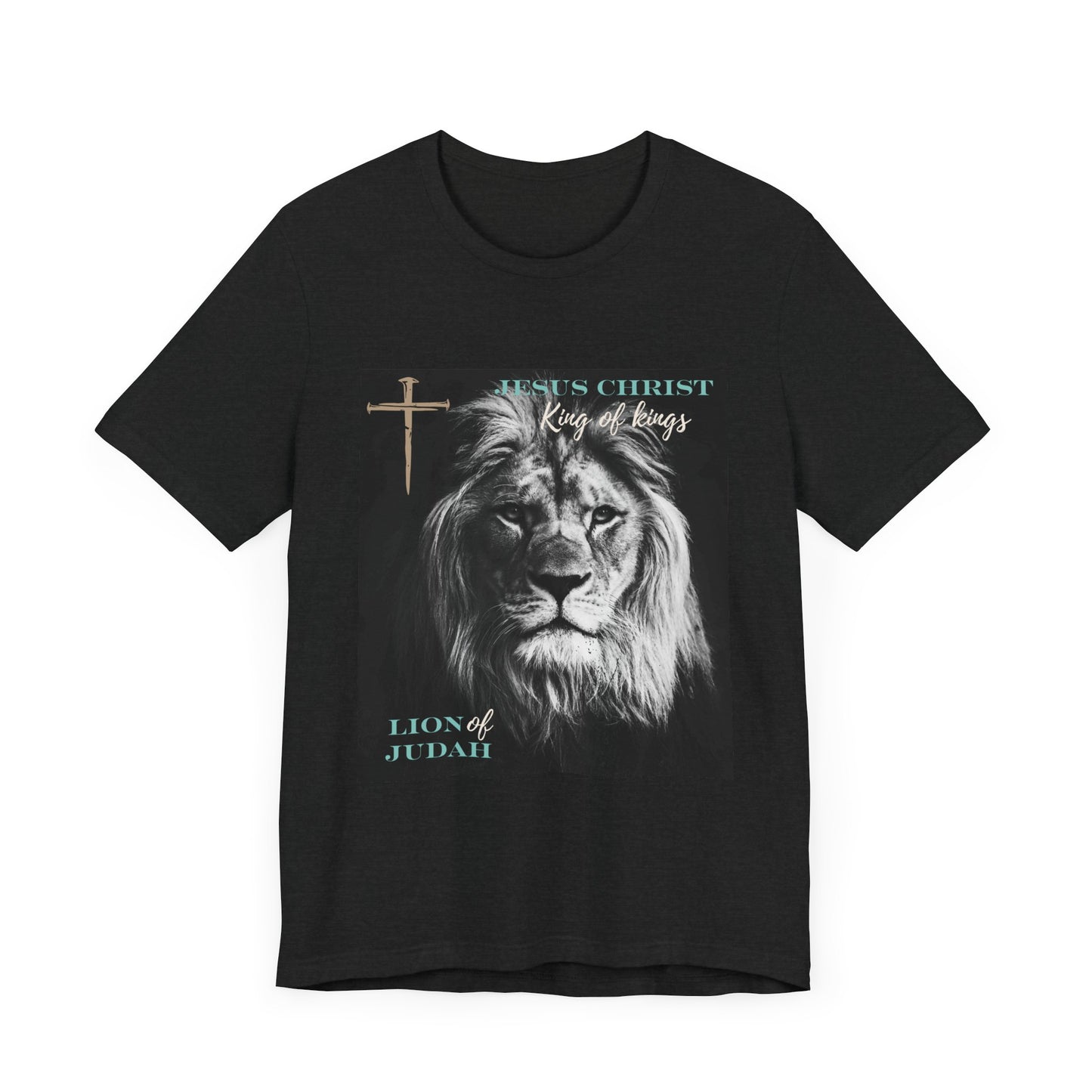 Jesus Christ King of Kings Lion of Judah Teal