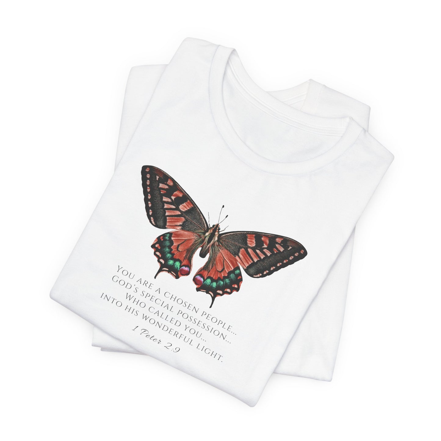 Red Butterfly Verse 1 Pet. 2:9