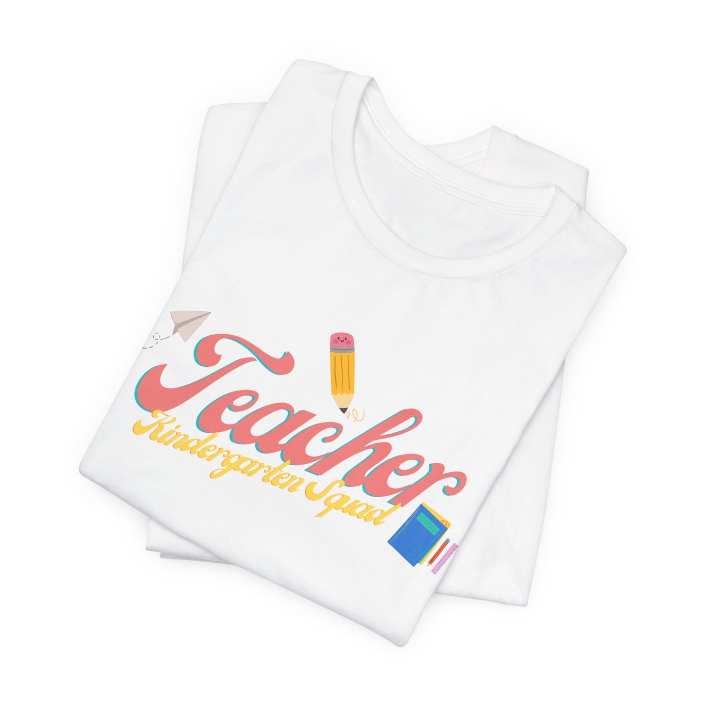 Kinder Teacher Squad Pink Short Sleeve Tee