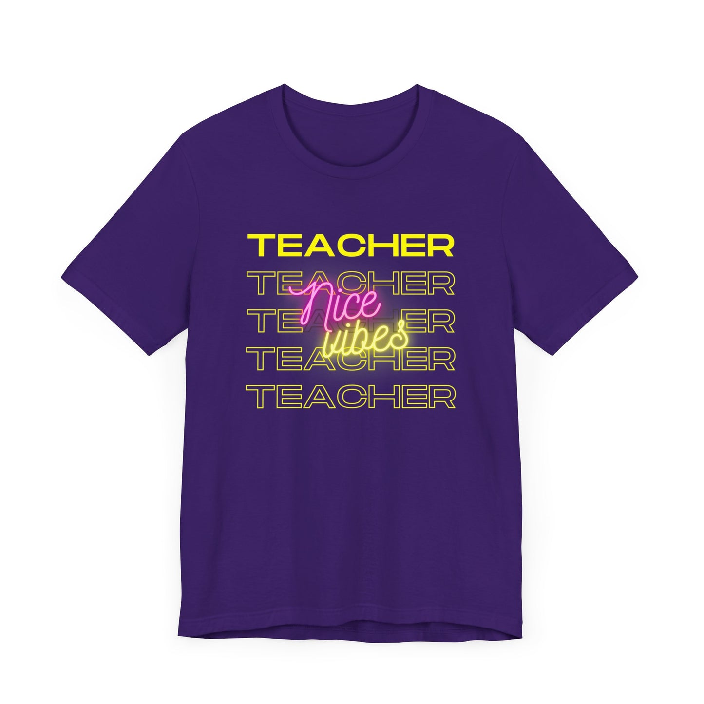 Teacher Nice Vibes Short Sleeve Tee