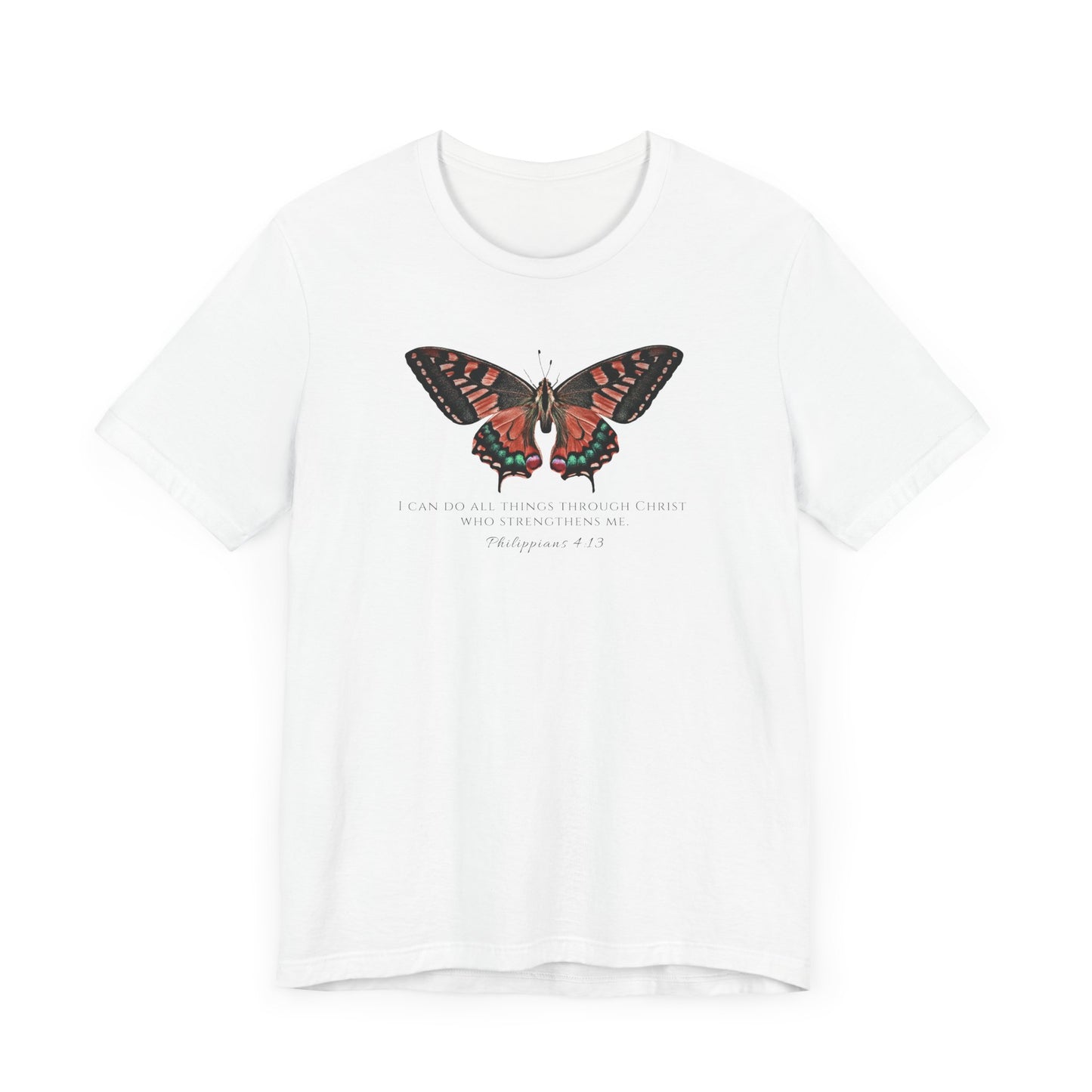 Red Butterfly Verse Phil. 4:13