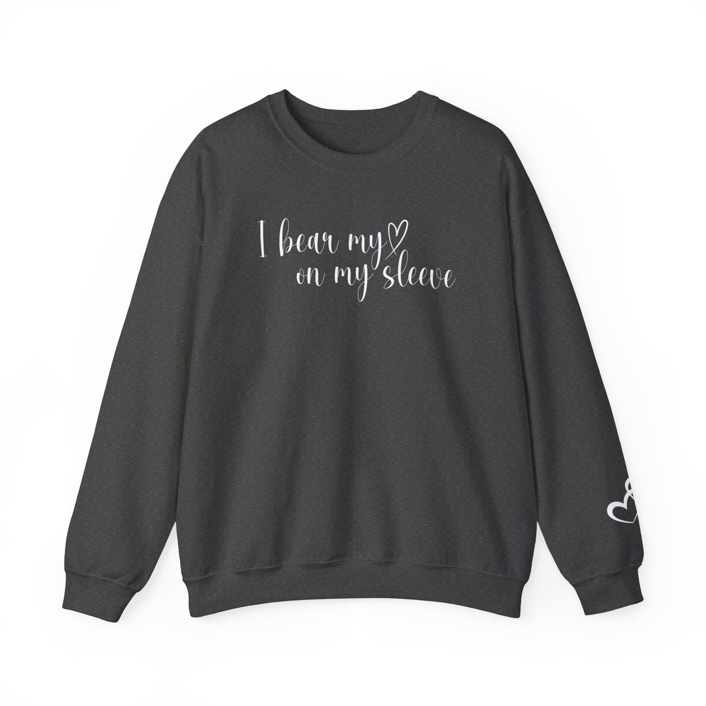 Custom I Bear My Heart on My Sleeve Print Style 1 Sweatshirt