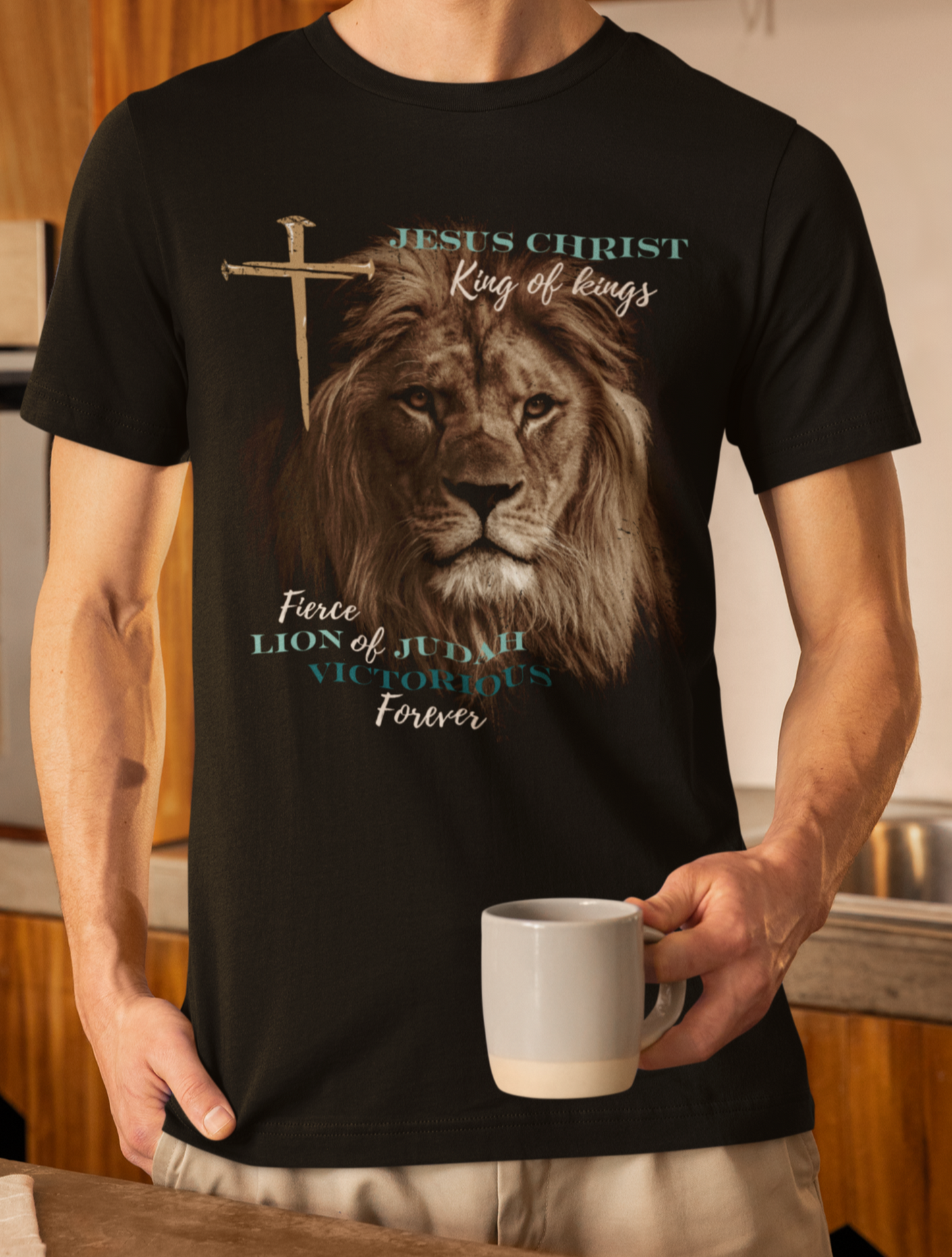 Jesus King of Kings Lion of Judah Victorious Color
