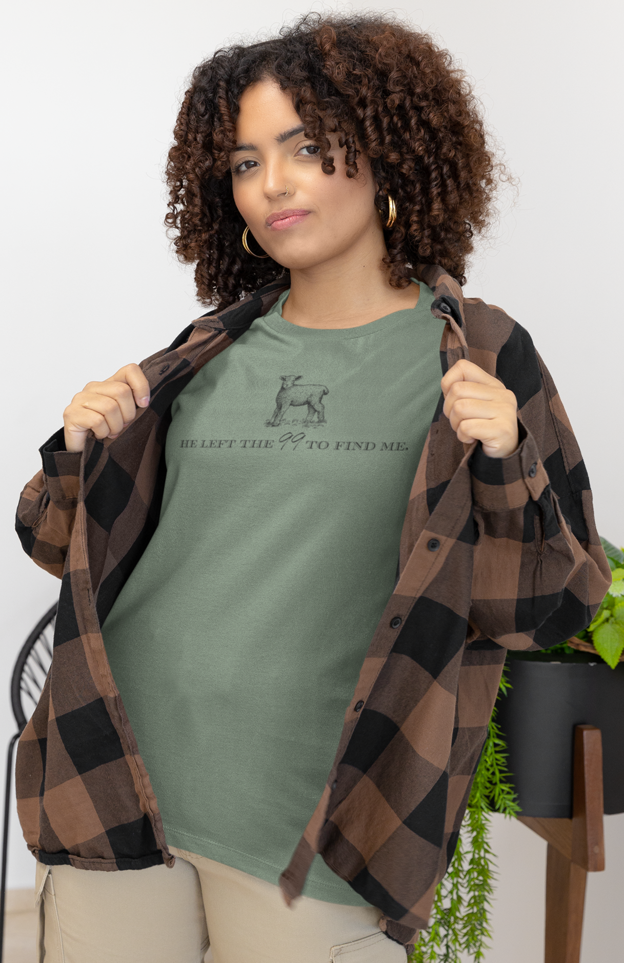 Left 99 Lamb Sketch Print Script