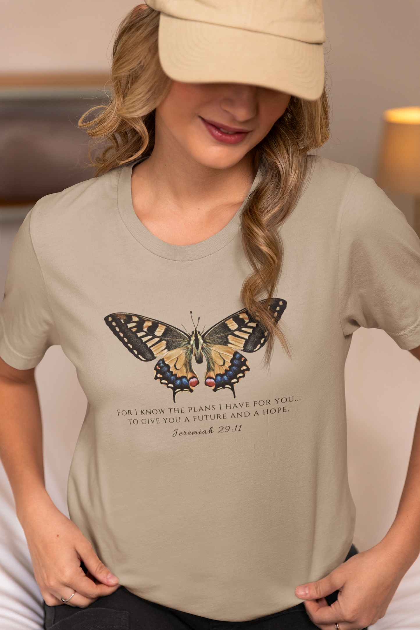 Orange & Blue Butterfly Verse Jer. 29:11