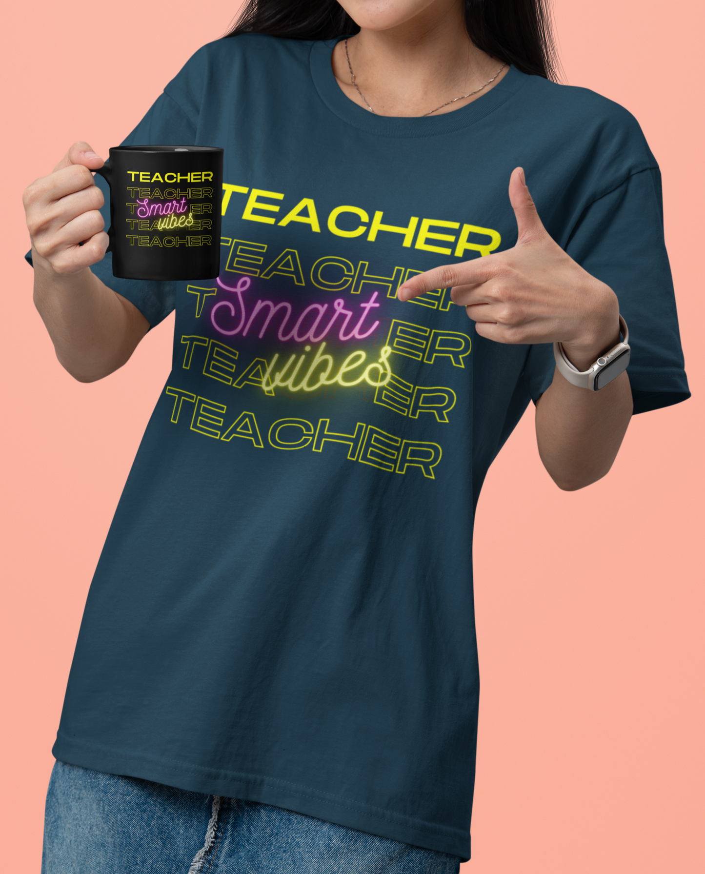 Teacher Smart Vibes Short Sleeve Tee