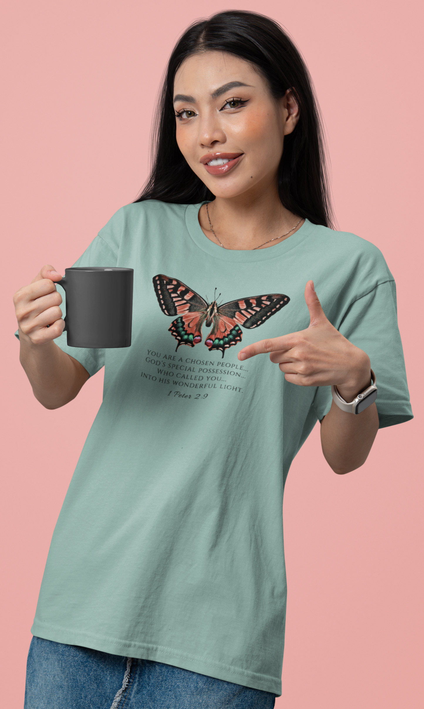 Red Butterfly Verse 1 Pet. 2:9