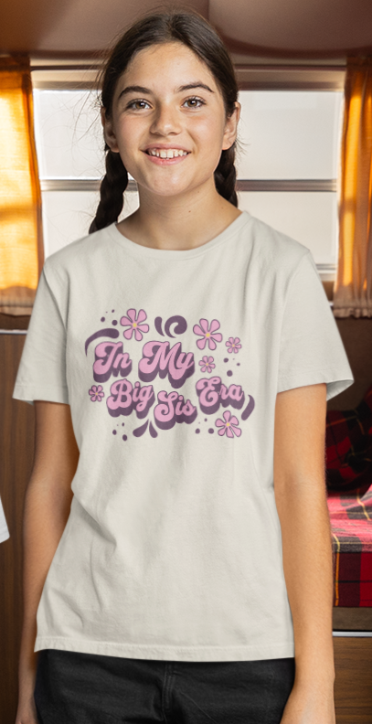 In My Big Sis Era Purple Youth Shirt