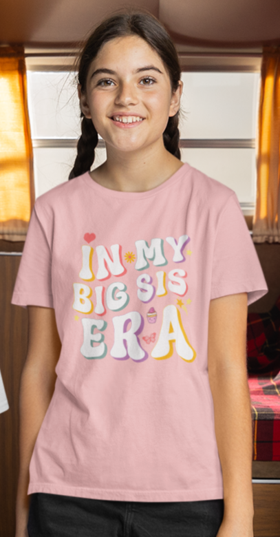 In My Big Sis Era Retro Youth Shirt