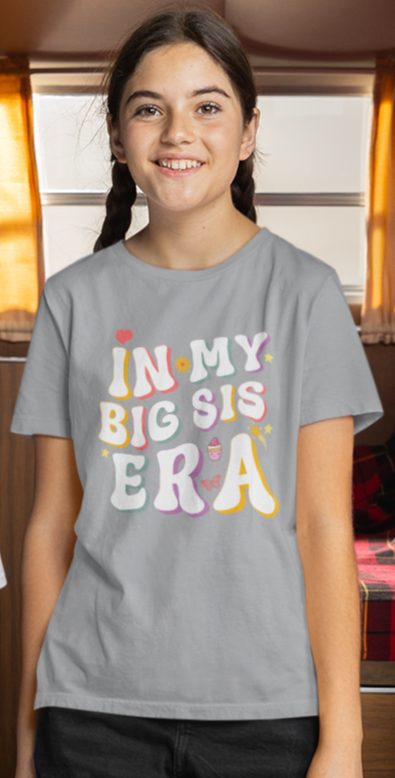 In My Big Sis Era Retro Youth Shirt