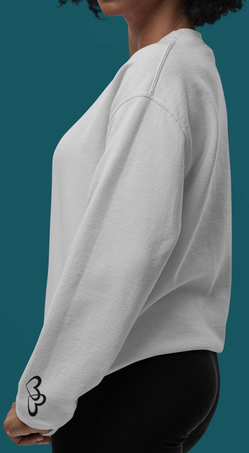 Custom I Bear My Heart on My Sleeve Print Style 2 Sweatshirt