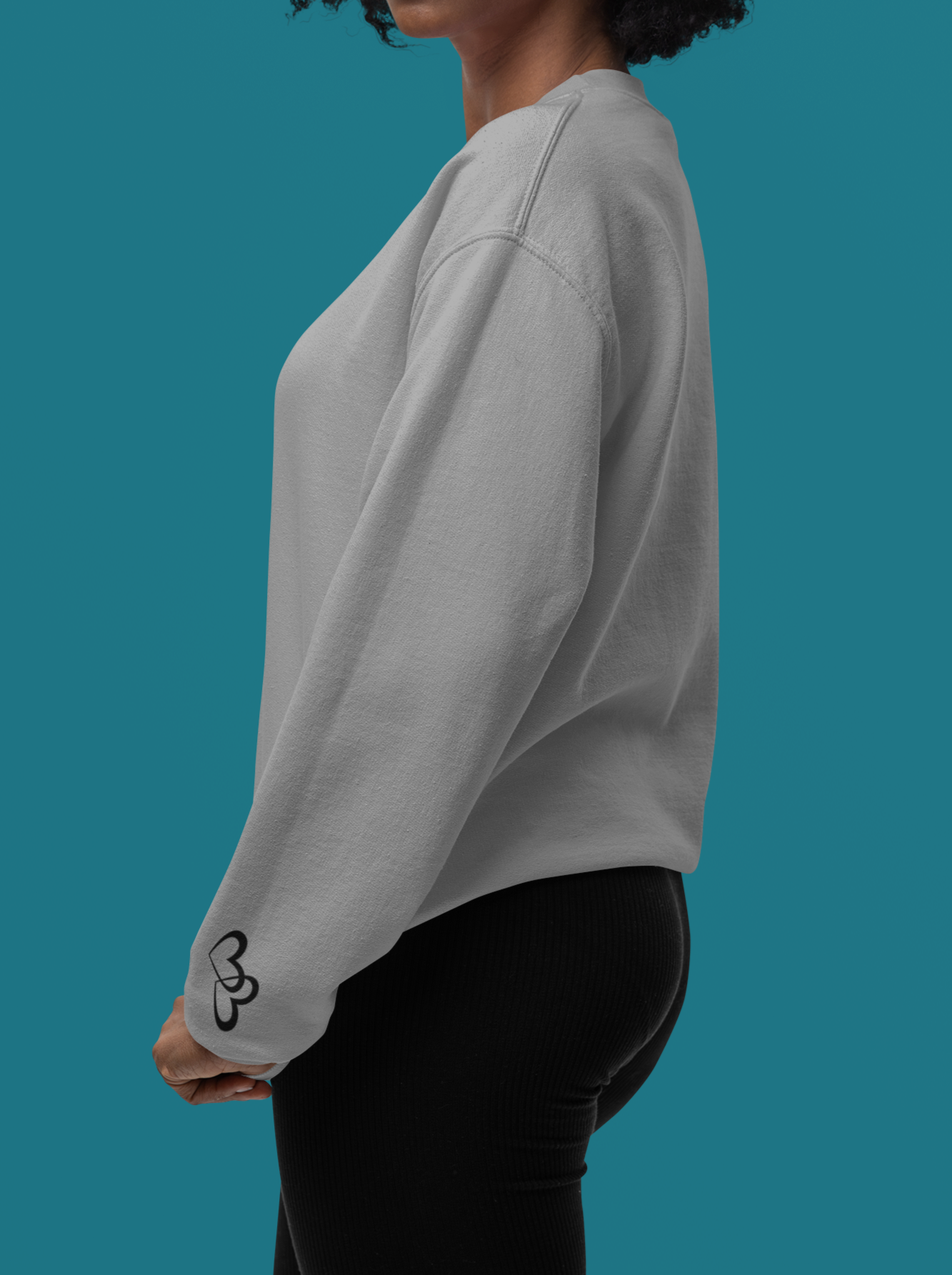 Custom Mama Est 2024 Heart Bubbles Sleeve Sweatshirt