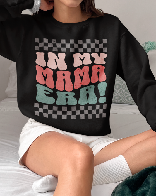 In My Mama Era Pink Green Grey Sweatshirt
