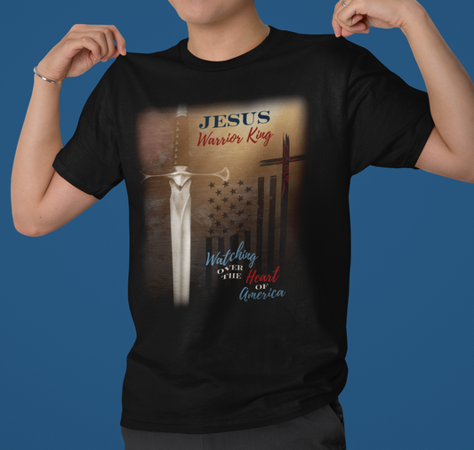 Jesus Warrior King Heart for America