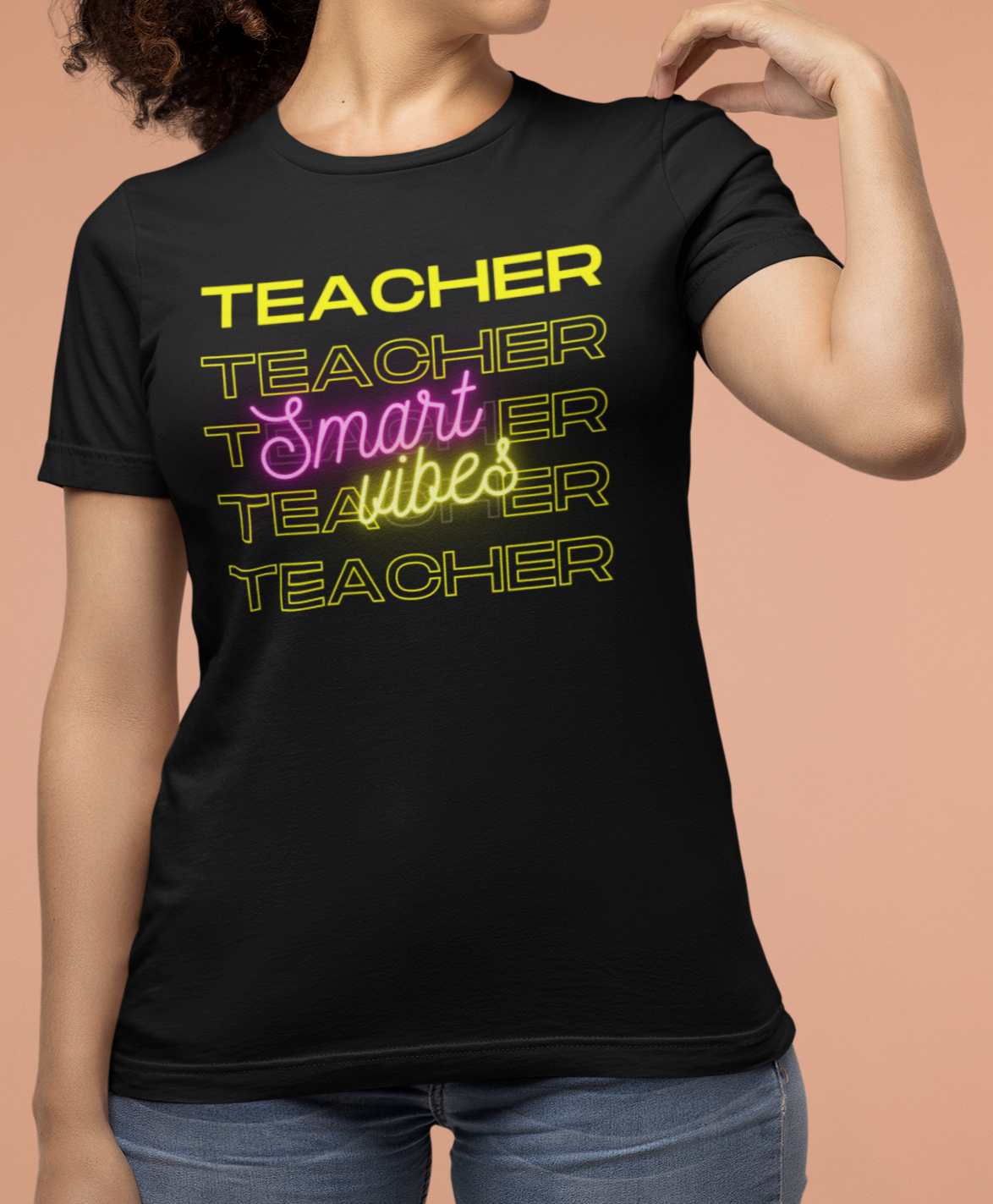 Teacher Smart Vibes Short Sleeve Tee