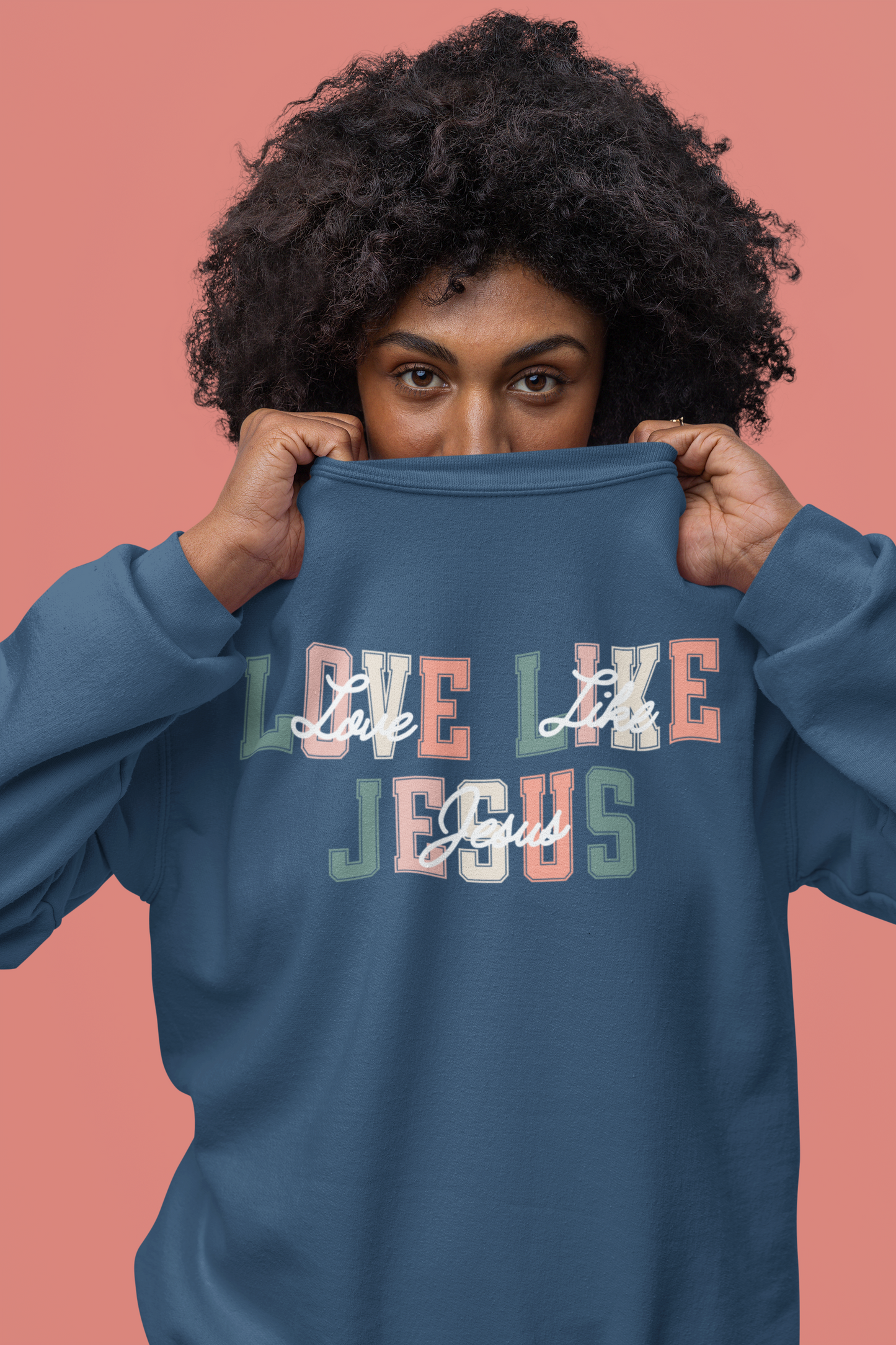 Love Like Jesus Pastel Sweatshirt
