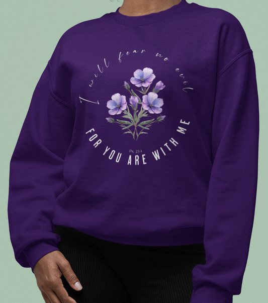 Ps. 23:4 Fear No Evil Sweatshirt