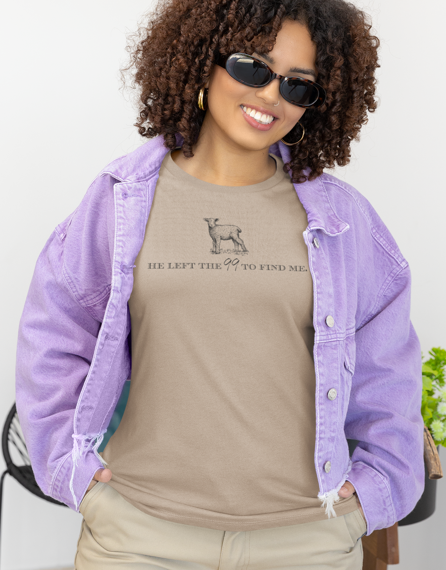 Left 99 Lamb Sketch Print Script