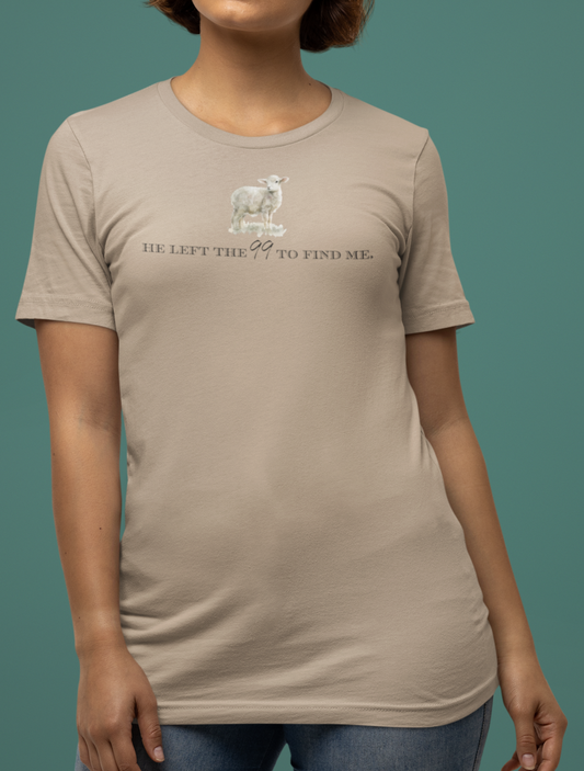 Left 99 Lamb Natural Print Script