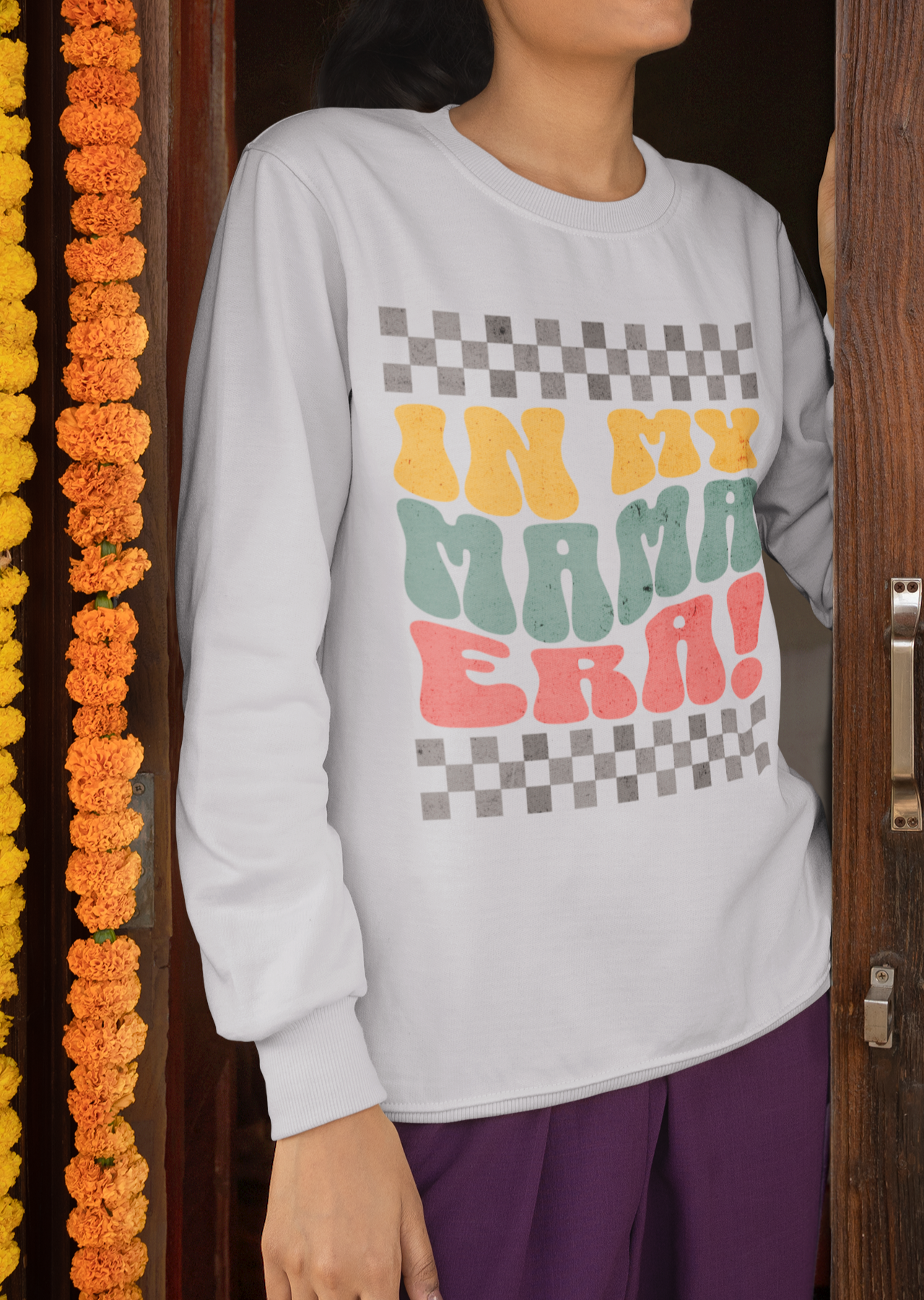In My Mama Era Pastel Colors Sweatshirt