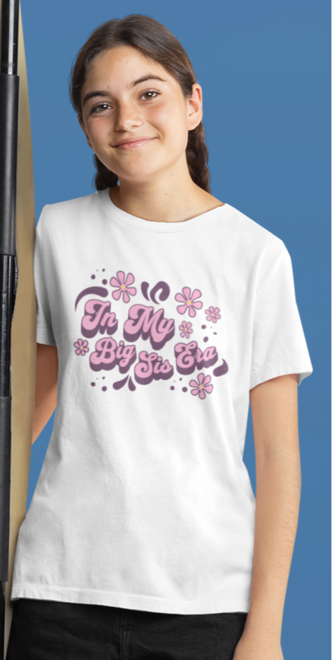 In My Big Sis Era Purple Youth Shirt