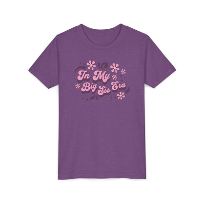 In My Big Sis Era Purple Youth Shirt