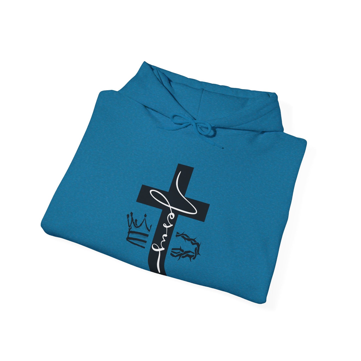 Jesus Cross & Crown Hoodie