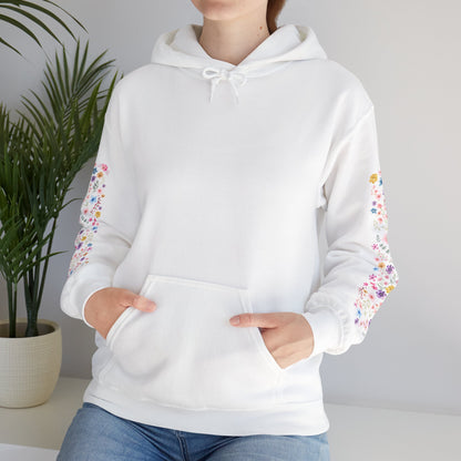 Flower Sleeve Hoodie