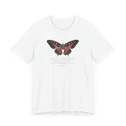 Red Butterfly Verse 1 Pet. 2:9