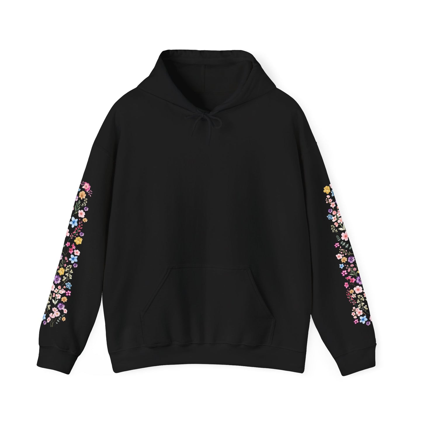Flower Sleeve Hoodie