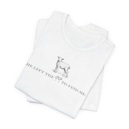 Left 99 Lamb Sketch Print Script