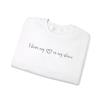 Custom I Bear My Heart on My Sleeve Print Style 3 Sweatshirt
